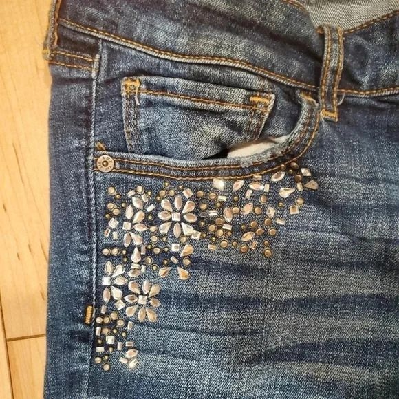 Abercrombie & Fitch Blue Straight Leg Jeans - Picture 3 of 6